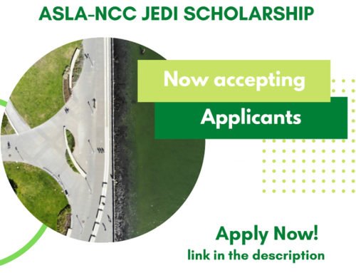 ASLA-NCC 2024 JEDI Scholarship for Emerging Professionals